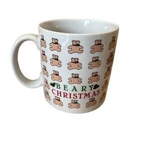 Vintage Mug 1980s Beary Christmas by Russ